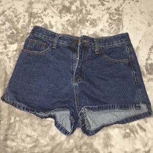 High waist denim shorts size small 0